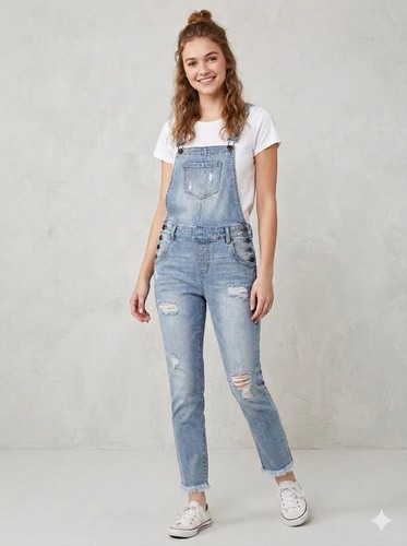 American rag denim overalls - american,