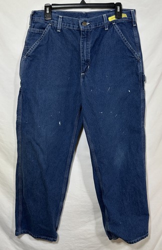 Carhartt washed denim - washed, loose