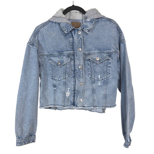 American eagle hooded denim - hooded,