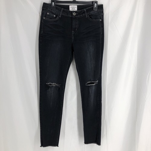 American blue ripped knee - blue,
