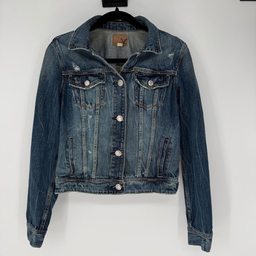 American eagle jean trucker - american,